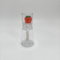 Tube vide transparent pour brillant à lèvres, 15 ml, en ABS, avec grande brosse, directement de l'usine, accepte logo et couleur personnalisés