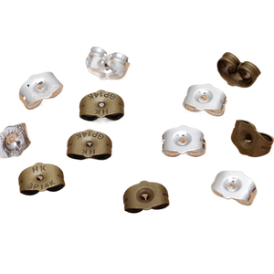 jiangc (06185) Bouchons d'<span class=keywords><strong>oreille</strong></span> en cuivre 5*<span class=keywords><strong>7mm</strong></span>, accessoires, capuchons et embouts pour bricolage, vente en gros - Product Image 2