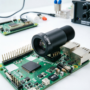 Objectif 12MP 8mm à monture M12 F1.<span class=keywords><strong>8</strong></span> compatible avec les faibles luminosités, pour caméra Raspberry Pi HQ IMX477, pour vision IA et robotique - Product Image 2