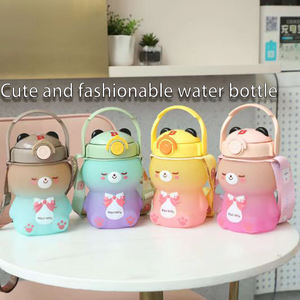 <strong>Children</strong> Student Portable Drinkware BPA Free Leakproof Bear Shape Cute Kids Water <strong>Bottles</strong> - Product Image 5