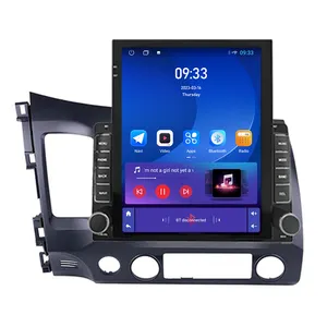 9.7 pollici stile verticale Tesla schermo Android lettore multimediale per auto Honda Civic 2005-2012 unità principale autoradio
