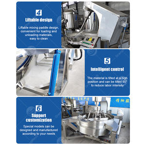 ORME comercial planetario Wok Gas Food Cook Mixer Machine Chili Sauce Fry Pan Stir Jacketted Kettle - Product Image 5