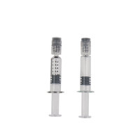 Vente en gros de seringues en verre borosilicate de 0,5 ml, 1 ml, 2 ml, 3 ml, 5 ml, 10 ml avec logo