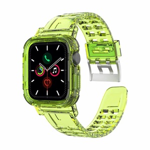 movimiento transaprent de silicona negra reloj <span class=keywords><strong>apple</strong></span> <span class=keywords><strong>Apple</strong></span> <span class=keywords><strong>watch</strong></span> banda <span class=keywords><strong>apple</strong></span> <span class=keywords><strong>watch</strong></span> <span class=keywords><strong>serie</strong></span> SE 6 5 4 3 <span class=keywords><strong>2</strong></span> deporte edición - Product Image 6