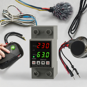 Protecteur de surtension réglable monophasé AC 230V 63A, disjoncteur électronique en cuivre avec <span class=keywords><strong>récupération</strong></span> automatique - Product Image 3