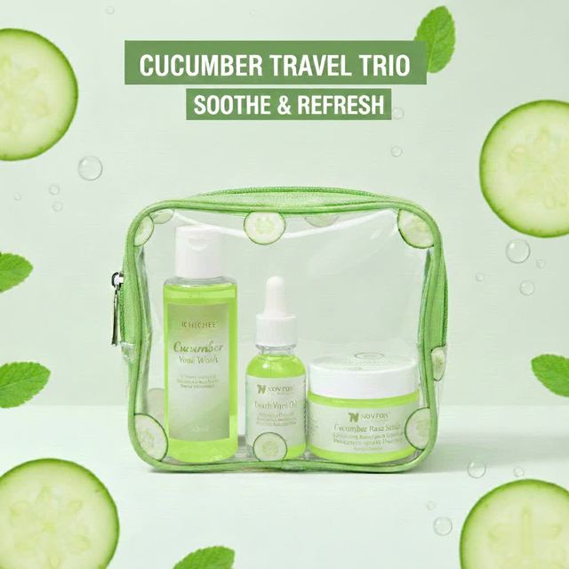 Daily Wholesale Travel Size Products Free Design Creating Label Cucumber Mini Intimate Yoni Wash Gel Feminine Care Travel Set