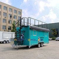 Chammp efficace et durable nouveau style moins cher de haute qualité Snack Deck Food Truck Food Trailer avec Double Decker
