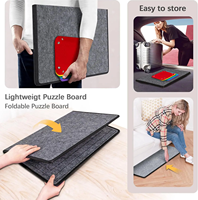 Tapis de jeu puzzle rectangulaire en feutre PET pour intérieur, conçu par des professionnels, adapté aux enfants, pliable, avec réglage de l'angle.