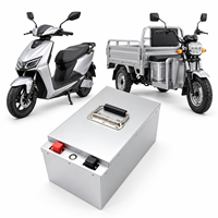 Paket Baterai Lithium Ion 72V 30Ah OEM Pabrik dengan BMS Pintar, Dapat Diisi Ulang untuk Sepeda Motor Listrik, Skuter, Roda 2, Roda 3, dan Tricycle