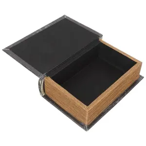 Fabricant de boîtes en métal en forme de livre couverture impression personnalisée boîte en forme de livre pour bonbons chocolat biscuits thé café