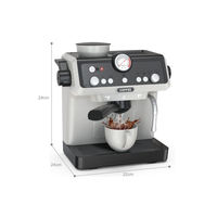 Machine à café électrique en plastique avec effets sonores et lumineux, fonctionnant avec des piles alcalines AA, pour jeu d'imitation pour enfants