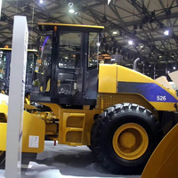 Rouleau compresseur routier SEM526 à tambour unique de 26 tonnes, prix usine, machine de construction routière