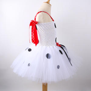 Costume de chien <span class=keywords><strong>dalmatien</strong></span>, vache laitière, tutu pour bébé fille, avec oreilles, bandeau, nœud papillon, queue pour <span class=keywords><strong>Halloween</strong></span>, cosplay, anniversaire - Product Image 6