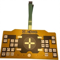 Clavier à membrane HP058-ZX pour panneau de commande de grue XG, bouton de jambe de support, film de protection
