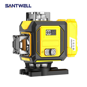 360° Self Leveling LD <b>Laser</b> <b>Level</b> 2/3/5/12/16 Lines Green Red Beam Digital Display Wall Floor Measuring Tool Aluminum Base OEM - Product Image 3
