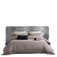 Literie en coton de soie ultra-fin de couleur unie, quatre pièces, de haute qualité, luxe léger, impression réactive, couette chinoise