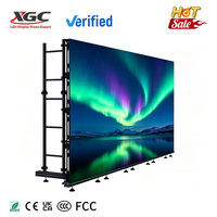 Mur vidéo LED 8K HDR10+ à installation rapide, kit complet avec flight case et structure de scène pour spectacles en direct, mariages et événements