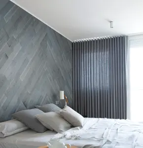 Carta da parati insonorizzate 3d pannelli di parete buccia e bastone adesivo rivestimento in legno per le pareti - Product Image 1