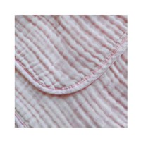 Meilleures ventes : Couvertures d'emmaillotage pour nouveau-né en tissu popeline interlock 6 couches rose, 100% coton peigné, teinture réactive, pour la maison