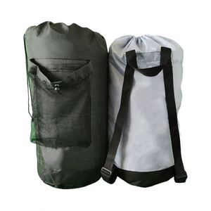 Homey Large Capacity Heavy Duty Oxford Waterproof Polyester Reusable Multi-Purpose Dry Bag <b>Drawstring</b> <b>Backpack</b> Laundry Wet - Product Image 1