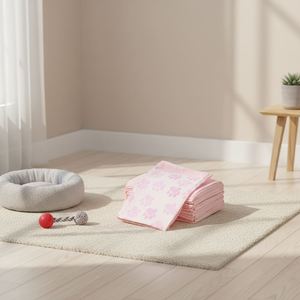 Tapis absorbant pour animaux de compagnie, tapis absorbant pour chien avec charbon actif épaissi, adhésif au dos, absorbant l'eau, couches jetables, vente en gros - Product Image 1
