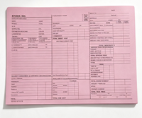 Pochette de rangement pour documents de vente de véhicules EZ450 Style B, Enveloppe pour enregistrements de ventes automobiles, Pochette de rangement pour contrats de concession automobile