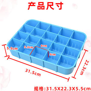 Durable 20-Compartment ABS <b>Plastic</b> Dispensing <b>Tray</b> Thickened Oral Medication Medicine <b>Tray</b> Comfortable Cups Pill Storage Case - Product Image 6