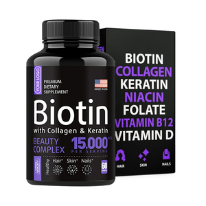 OEM Private Label Hair Gummies Supplement Biotin Hair Capsules Vitamin Collagen - Product Image 1