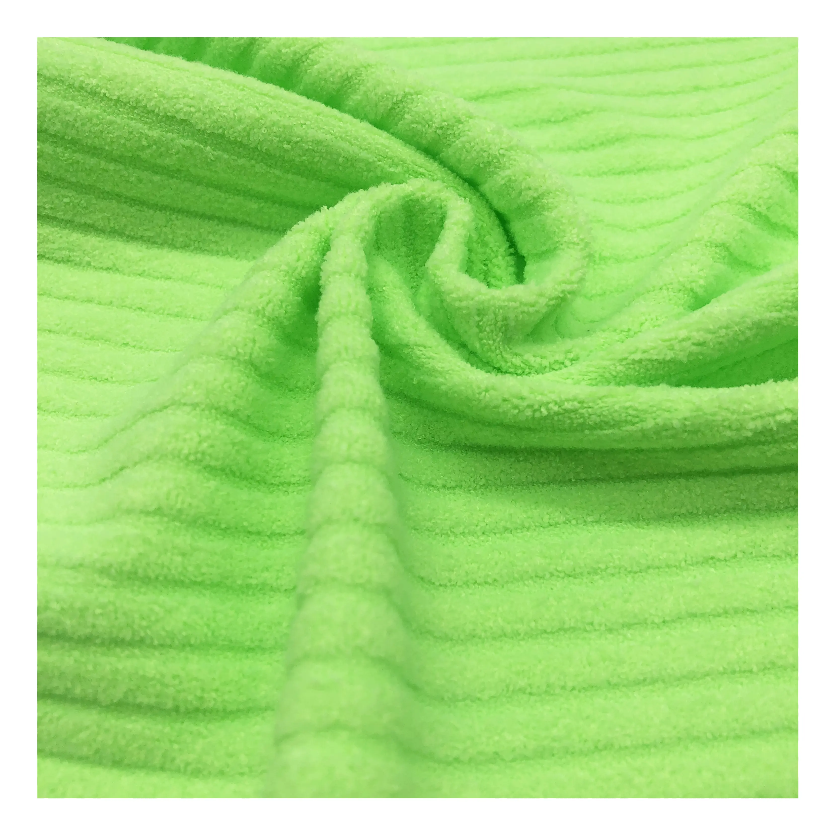 high quality terry fabric for swimwear bikini swimsuits stripe rib terry towel bikini fabric swimsuit textile supplier