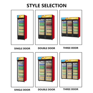 <span class=keywords><strong>Réfrigérateur</strong></span> Vitré Grande Capacité à Double <span class=keywords><strong>Porte</strong></span> 110V-240V, <span class=keywords><strong>Réfrigérateur</strong></span> à Tension Large Plage, Congélateur pour Boissons et Bières - Product Image 3