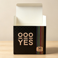 Boîte d'expédition personnalisée en gros pour le commerce électronique, boîte en papier noir avec impression dorée pour l'emballage de petits produits
