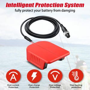 Adaptateur de batterie de moulinet de <span class=keywords><strong>pêche</strong></span> pour chargeur de batterie Milwauke 18V pour Daiwa Force Master pour <span class=keywords><strong>canne</strong></span> <span class=keywords><strong>à</strong></span> <span class=keywords><strong>pêche</strong></span> <span class=keywords><strong>Shimano</strong></span> PLEMIO série 3000 - Product Image 5