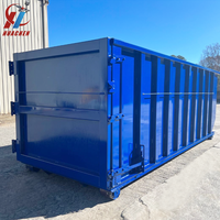 Conteneur à déchets en acier au carbone écologique haute durabilité, benne à déchets de 30 yards pour camion pour l'élimination des déchets
