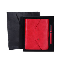 Nuevo Set de Regalo de Cuaderno de Lujo A5, Agenda de Negocios, Cuaderno con Logotipo de Marca Personalizado, Bolígrafo en Caja con Caja de Empaque