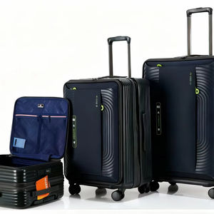 Valise écologique multifonctionnelle en thermoformage PC avec poche avant et chariot à tube métallique léger - Product Image 1