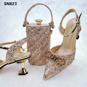 2022 Italy Fashion Brand <strong>Name</strong> Matching Bag and <strong>Shoe</strong> <strong>Ladies</strong> Casual Bag and <strong>Shoes</strong> for Women - Product Image 3