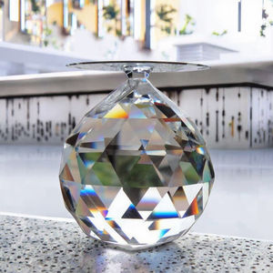 Prismas de Cristal Polido de 4cm com Furo Impresso em UV para Pendurador de Luz Solar - Product Image 3