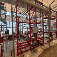 Système de culture verticale de précision pour serres, avec étagères hydroponiques automatisées pour semis et intégration de capteurs intelligents