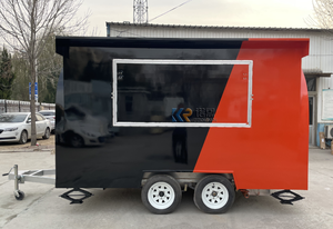 Vente flash : Remorque alimentaire mobile à concession rapide, chariot aux normes européennes avec fenêtre de service et armoire aux États-Unis - Product Image 4