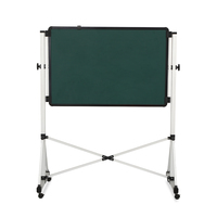 Tableau blanc mobile magnétique double face avec cadre en aluminium et panneau pour craie, vente en gros uniquement, ODM OEM