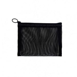 Modern Portable A4 A5 A6 China Mesh Transparent Cosmetic Bag <b>Set</b> with Silk Screen Printed <b>Pencil</b> <b>Case</b> - Product Image 2