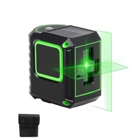 Livella Laser HILDA Fai-da-te 2 Linee Autolivellante Orizzontale Verticale a Croce, Raggio Laser Verde Super Potente per Appendere Quadri