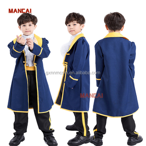 El Rey Emperador Encantador Ropa para Niños Fiesta <span class=keywords><strong>de</strong></span> Navidad <span class=keywords><strong>de</strong></span> Halloween Cosplay Blancanieves Reina Medieval Príncipe Real Traje Disfraz - Product Image 5