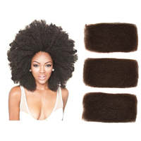 Cheveux humains brésiliens Remy Afro Kinky en vrac pour tresses et dreadlocks