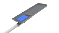 Lampe solaire intégrée pour route 30W-50W IP66 étanche, installation horizontale et verticale