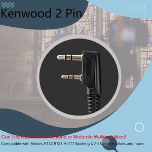 Headset Walkie Talkie K1 dengan Mikrofon Pelindung Pendengaran Earmuff Boom Mic Kompatibel dengan Radio Dua Arah Baofeng UV-5R UV-82 BF-888S - Product Image 2