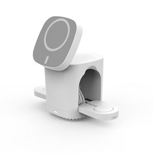 Estación de carga inalámbrica magnética plegable 3 en 1 para iPhone 12/<span class=keywords><strong>2023</strong></span>, Apple Watch y <span class=keywords><strong>AirPods</strong></span>, novedad de 13/14 - Product Image 2