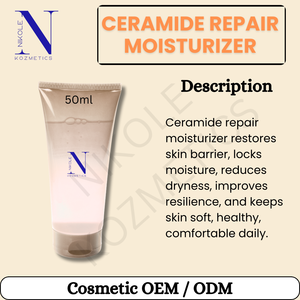 Crème hydratante pour le visage à la céramide, soin quotidien de la peau, formule légère pour tous les types de peau - Product Image 6