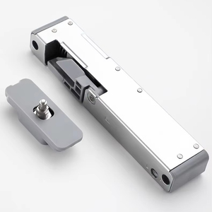 Butée et ferme-porte magnétiques invisibles en aluminium pour une fermeture silencieuse moderne à usage domestique - Product Image 1