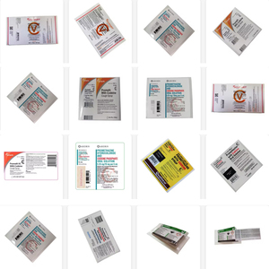 473Ml 16Oz 500Ml Lege Wockhardt Hi-Tech Hoestsiroop Op Recept Magere Fles Medicijnboog Plastic Fles Met Rode Schrijfdoppen - Product Image 5